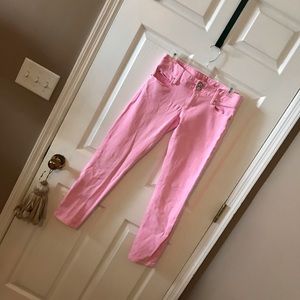 Lilly Pulitzer pink worth skinny mini jeans (2)